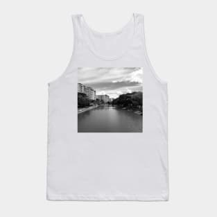 Overlooking the river bank Tank Top